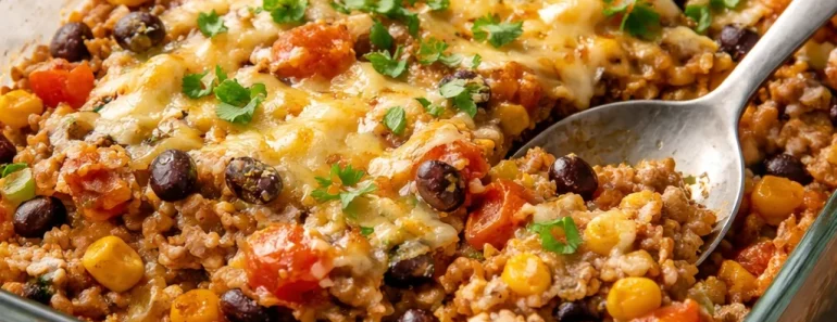 Protein Burrito Casserole