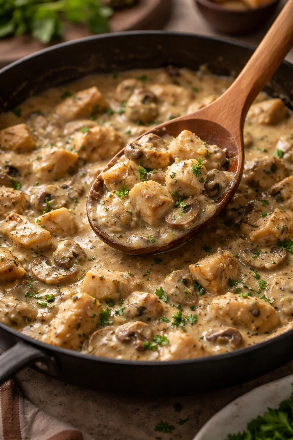 Rich Chicken Stroganoff - Alright with Me
