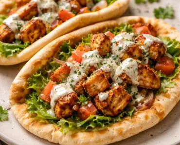 Sheet Pan Chicken Pitas with Herby Ranch