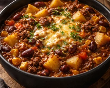 Slow Cooker Cowboy Casserole