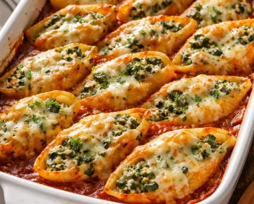 Spinach and Ricotta Stuffed Shells