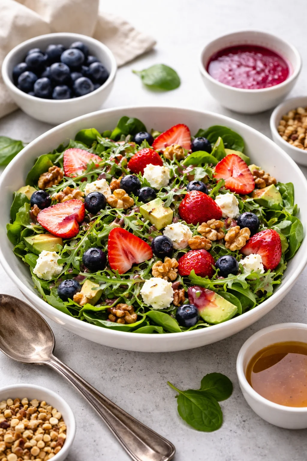 Best Easter Spring Salad with Goat Cheese