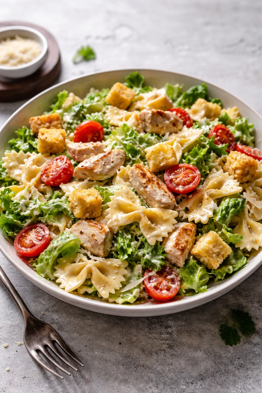 Chicken Caesar Pasta Salad