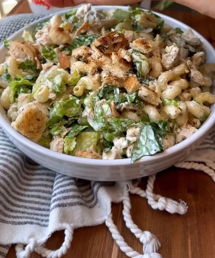 Chicken Caesar Pasta Salad