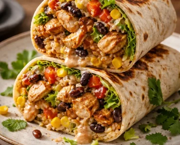 Chipotle Ranch Grilled Chicken Burrito