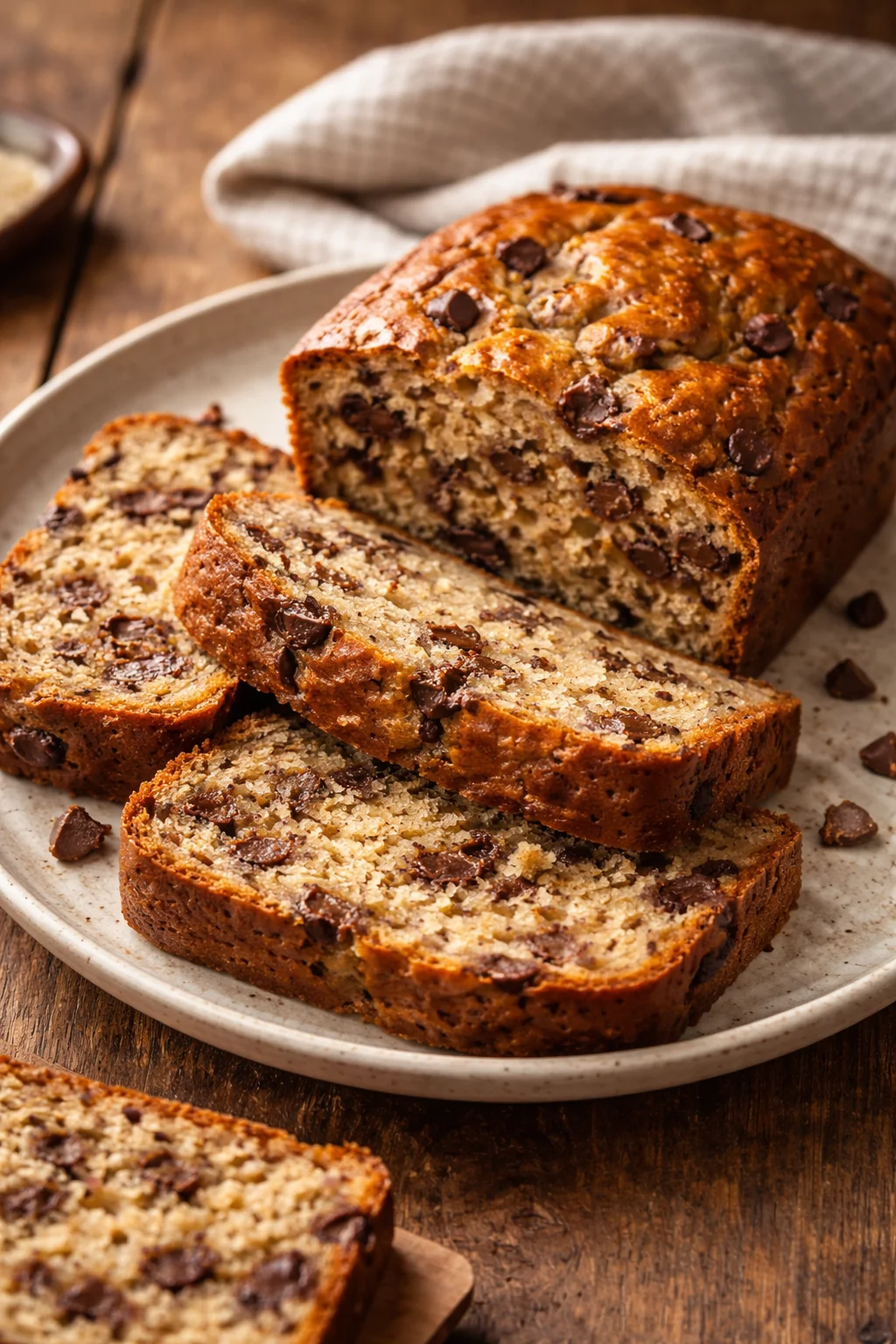 Classic Chocolate Chip Banana Bread