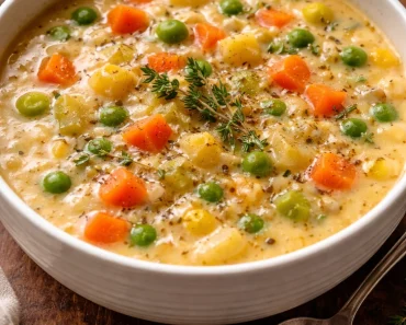 Comforting One-Pot Creamy Vegetable Soup