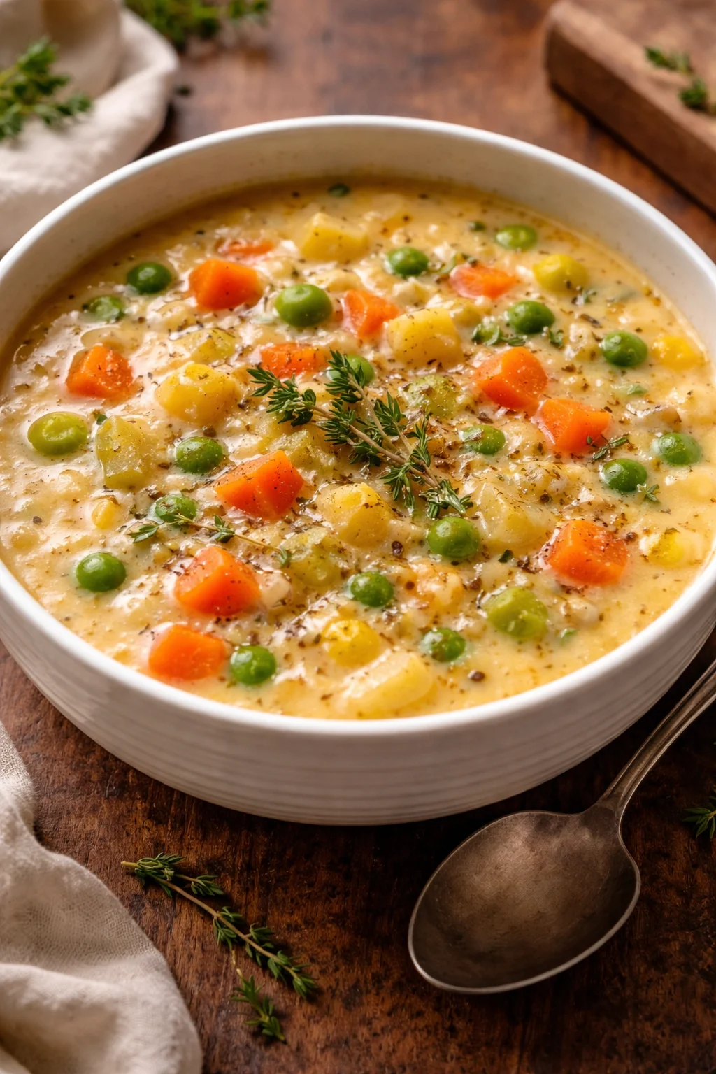 Comforting One-Pot Creamy Vegetable Soup
