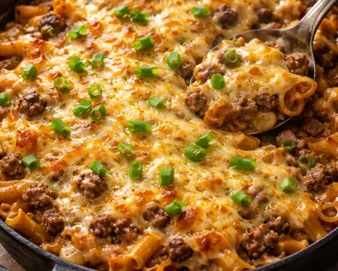 Creamy Ground Beef Casserole with Cream Cheese Creamy Ground Beef Casserole with Cream Cheese