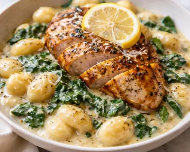 Creamy Lemon Parmesan Chicken Gnocchi