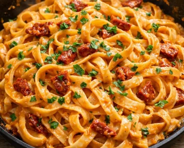 Creamy Vegan Sun-Dried Tomato Pasta Creamy Vegan Sun-Dried Tomato Pasta