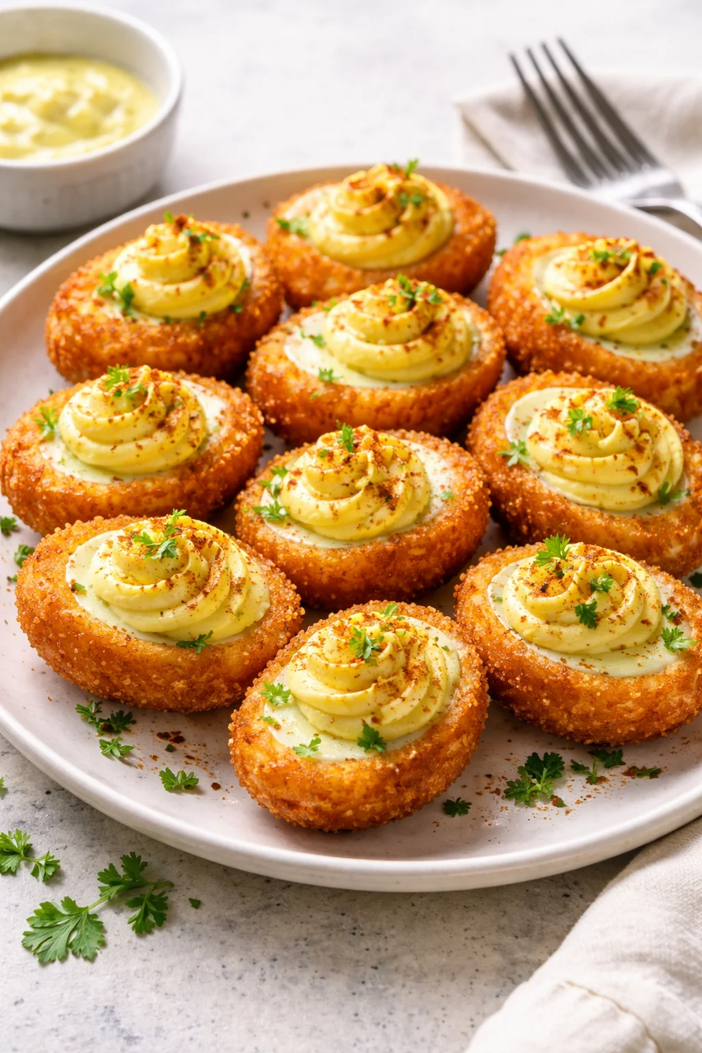 Deep-Fried Deviled Eggs Recipe