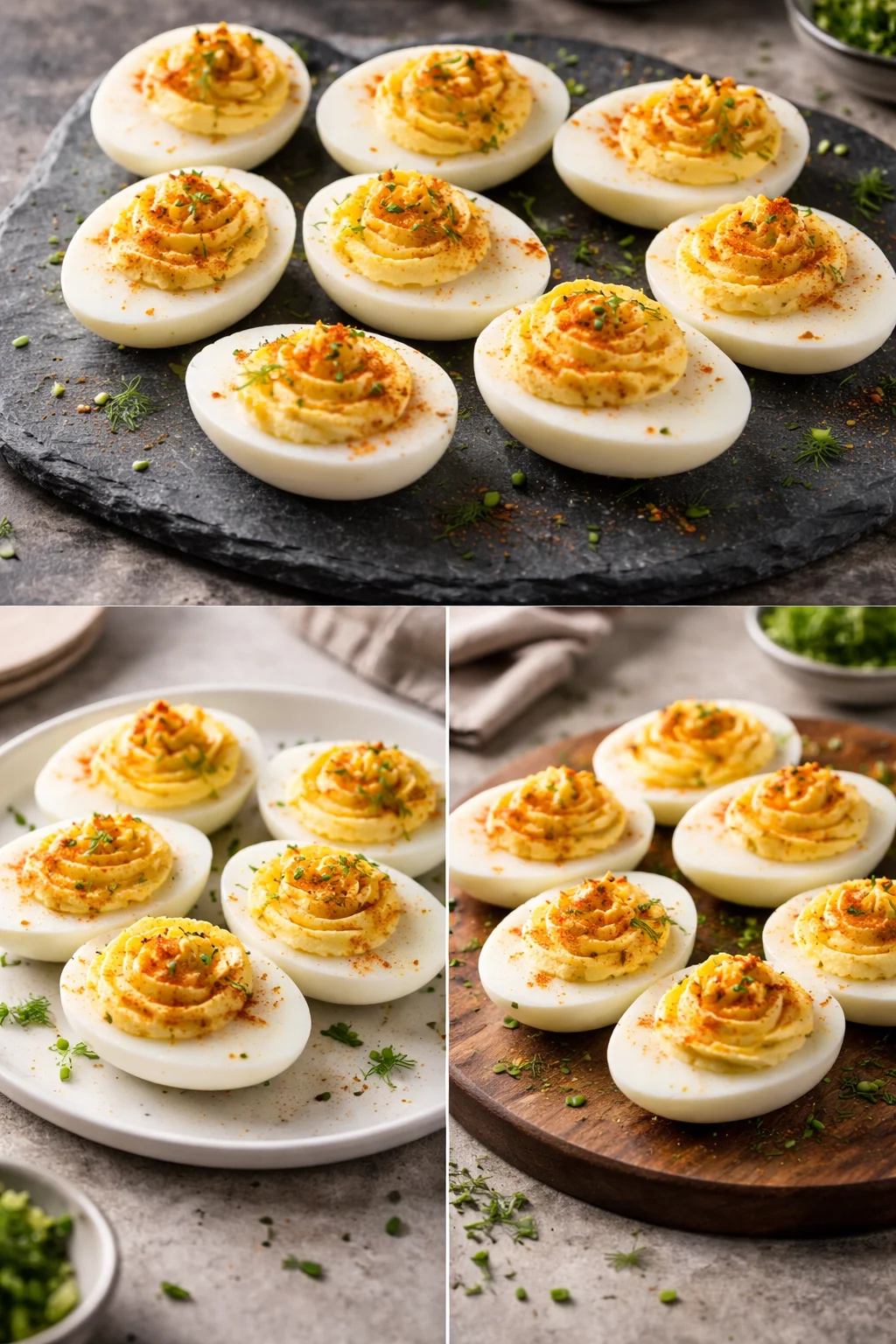 Gordon Ramsay’s Deviled Eggs (Ava’s Messy Version)