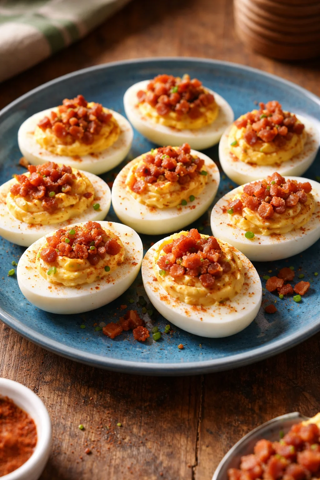 Deviled Eggs with Bacon