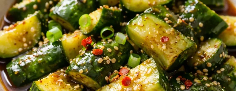 Easy Asian Cucumber Salad