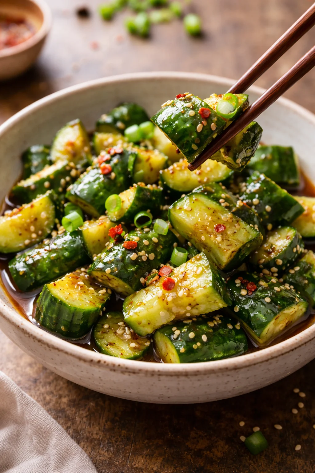 Easy Asian Cucumber Salad