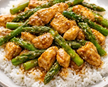 Easy Turmeric Chicken and Asparagus