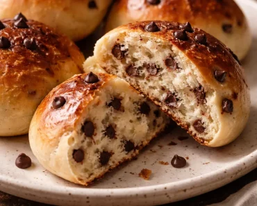 Fluffiest Chocolate Chip Milk Buns