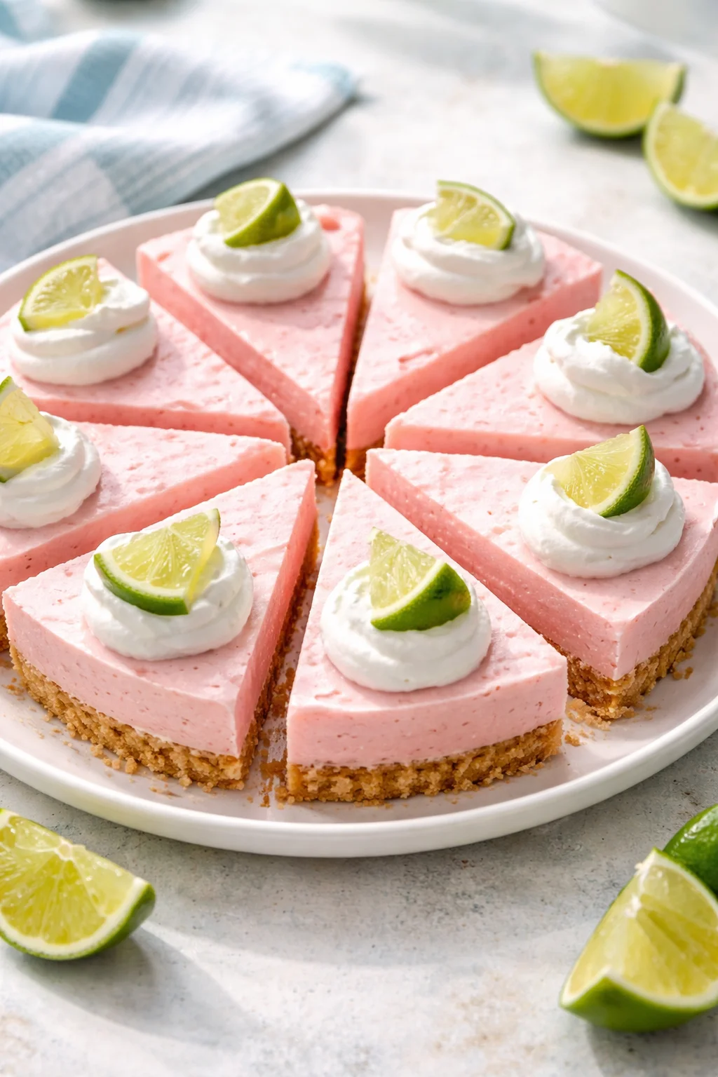 Frozen Pink Lemonade Pie