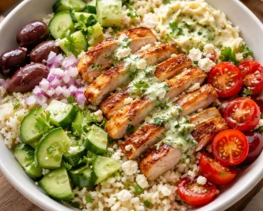 Greek Chicken Bowls