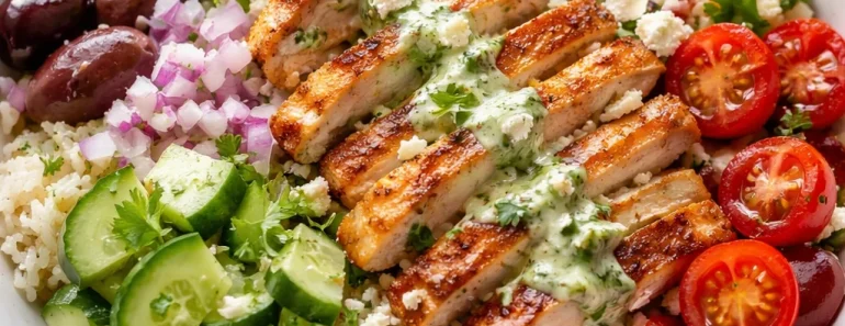 Greek Chicken Bowls
