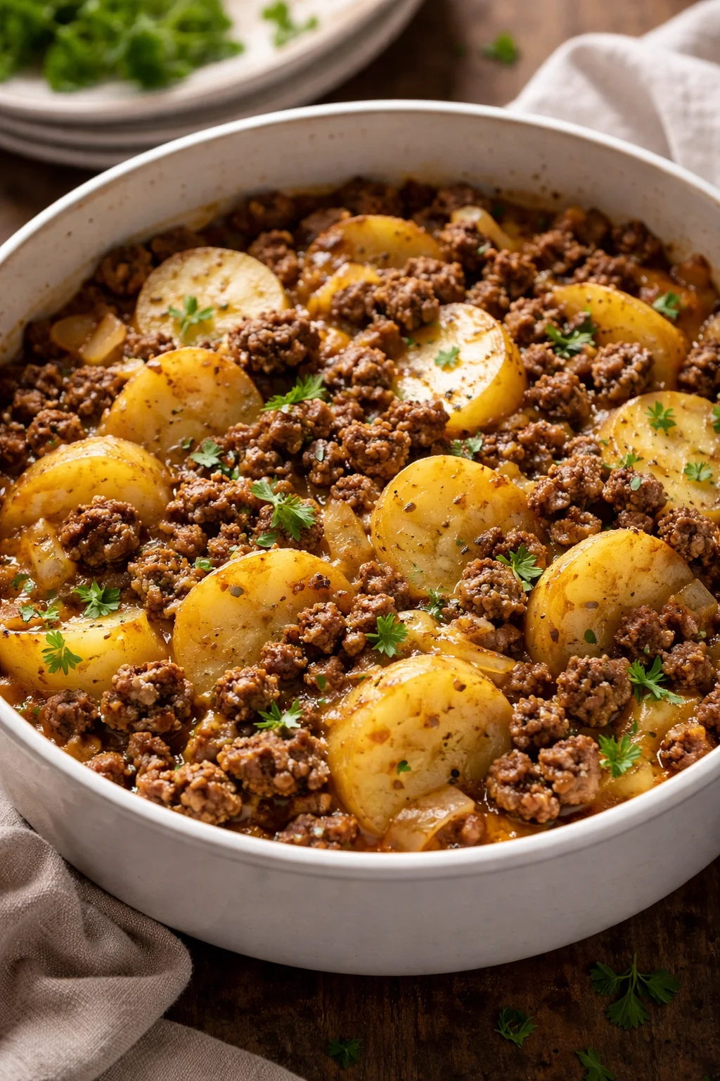 Hobo Casserole with Ground Beef