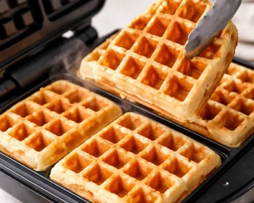 Homemade Greek Yogurt Waffles