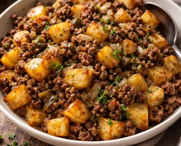 Homemade Hamburger Hash