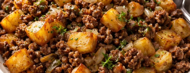 Homemade Hamburger Hash