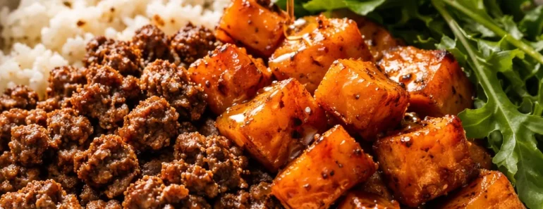 Hot Honey Beef Bowls