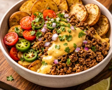 Loaded Fiesta Potato Bowls