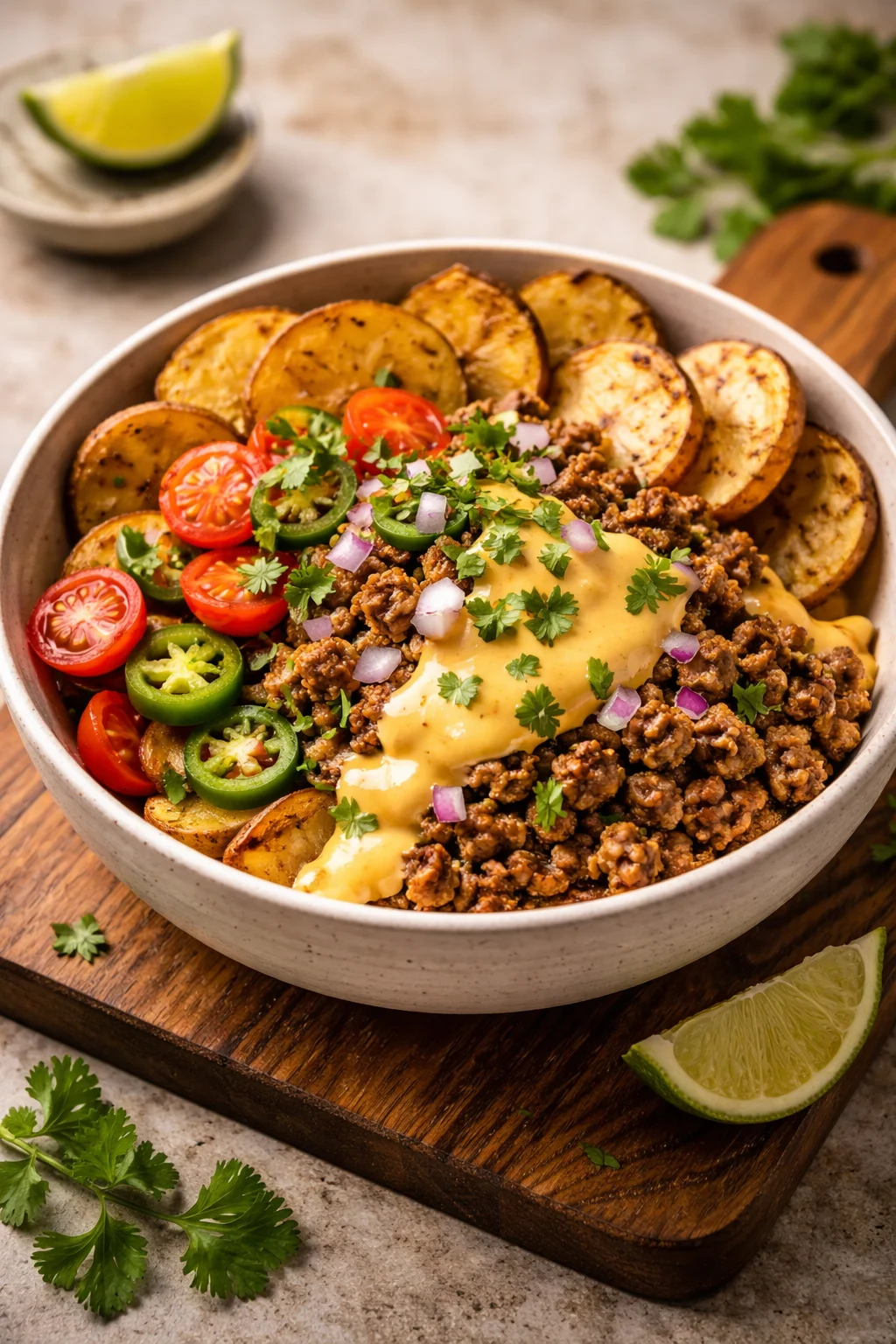 Loaded Fiesta Potato Bowls: Crispy & Cheesy Dinner Fun