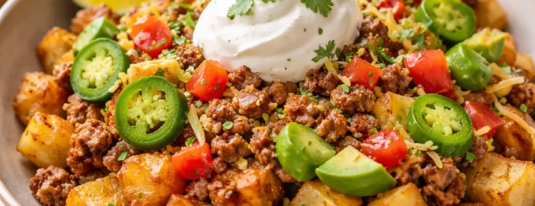 Loaded Potato Taco Bowl