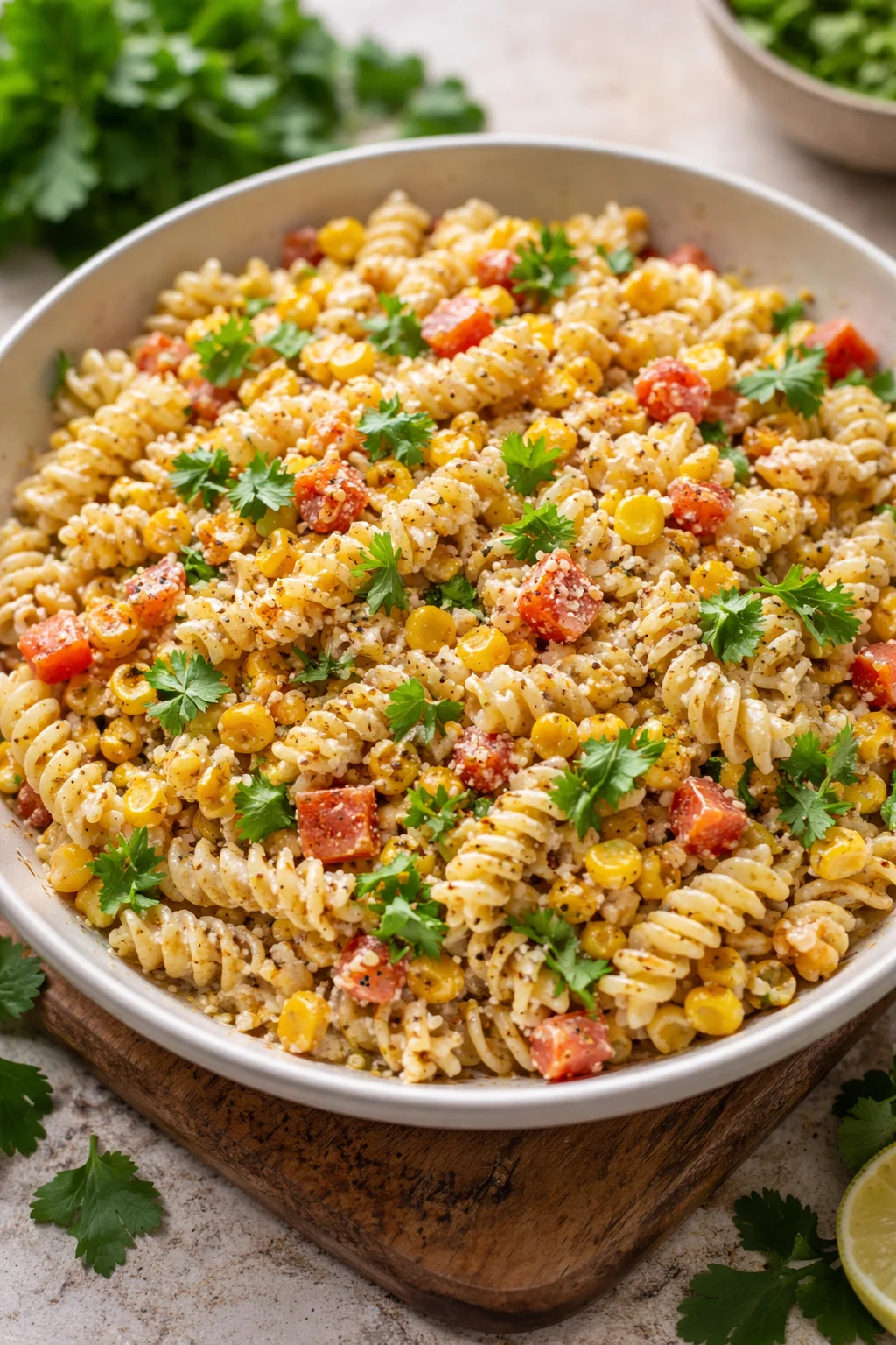 Mexican Street Corn Pasta Salad Recipe