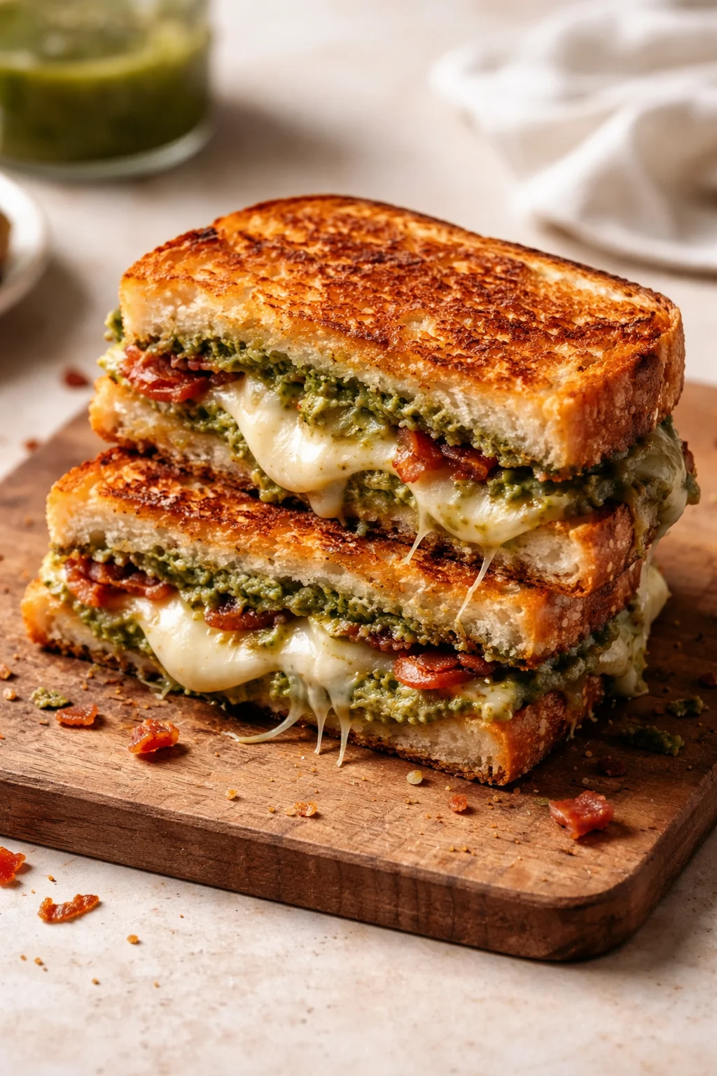 Pesto Grilled Cheese