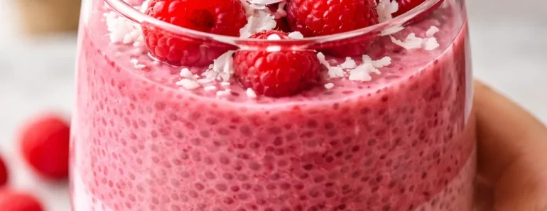 Raspberry Chia Pudding