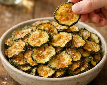 Salt and Vinegar Zucchini Chips