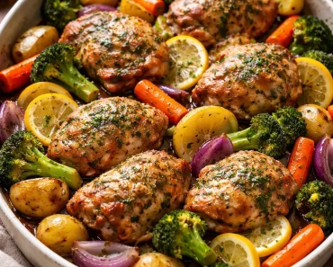 Sheet Pan Lemon Herb Chicken and Vegetables Sheet Pan Lemon Herb Chicken and Vegetables