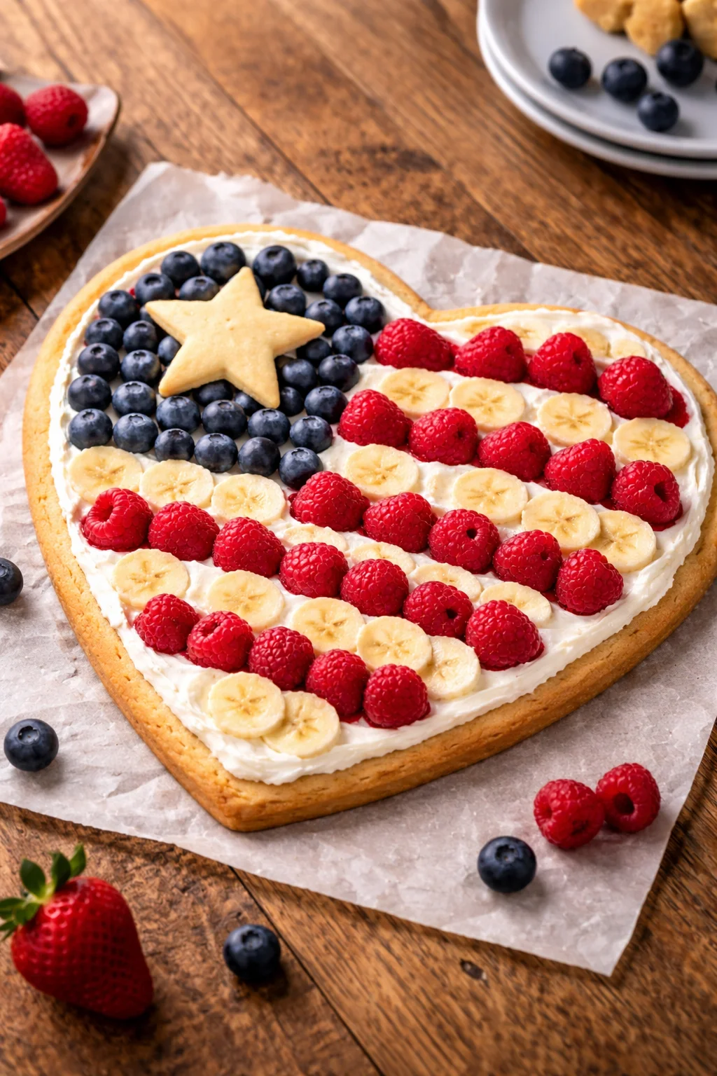 American Flag Fruit Pizza