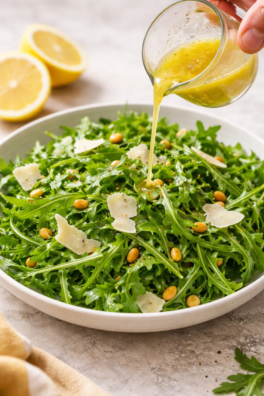 Arugula Salad with Lemon Vinaigrette