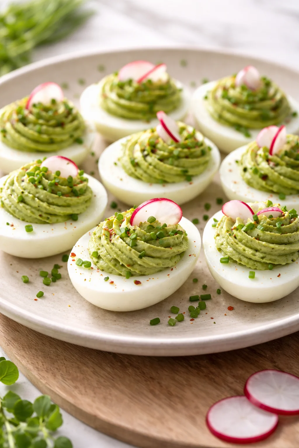 Avocado Deviled Eggs