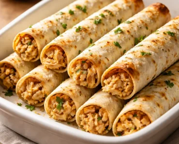 Baked Chicken Taquitos