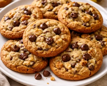 Banana Bread Chocolate Chip Cookies