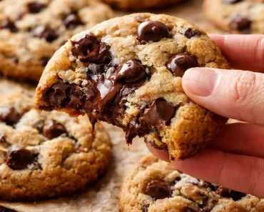 Best Ever Gooey Chocolate Chip Cookies