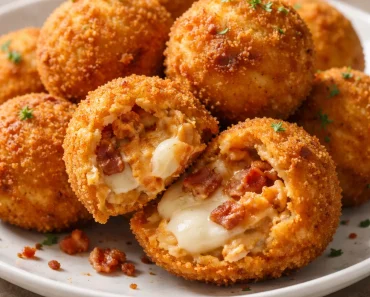 Buffalo Chicken Bacon Mozzarella Bombs