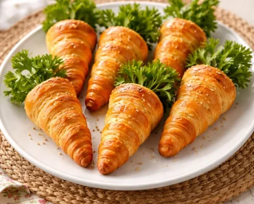 Carrot Shaped Croissant Cones
