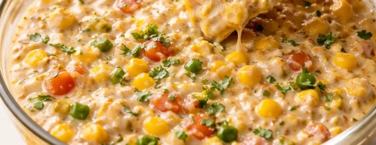 Cheesy Creamy Mexican Corn Dip