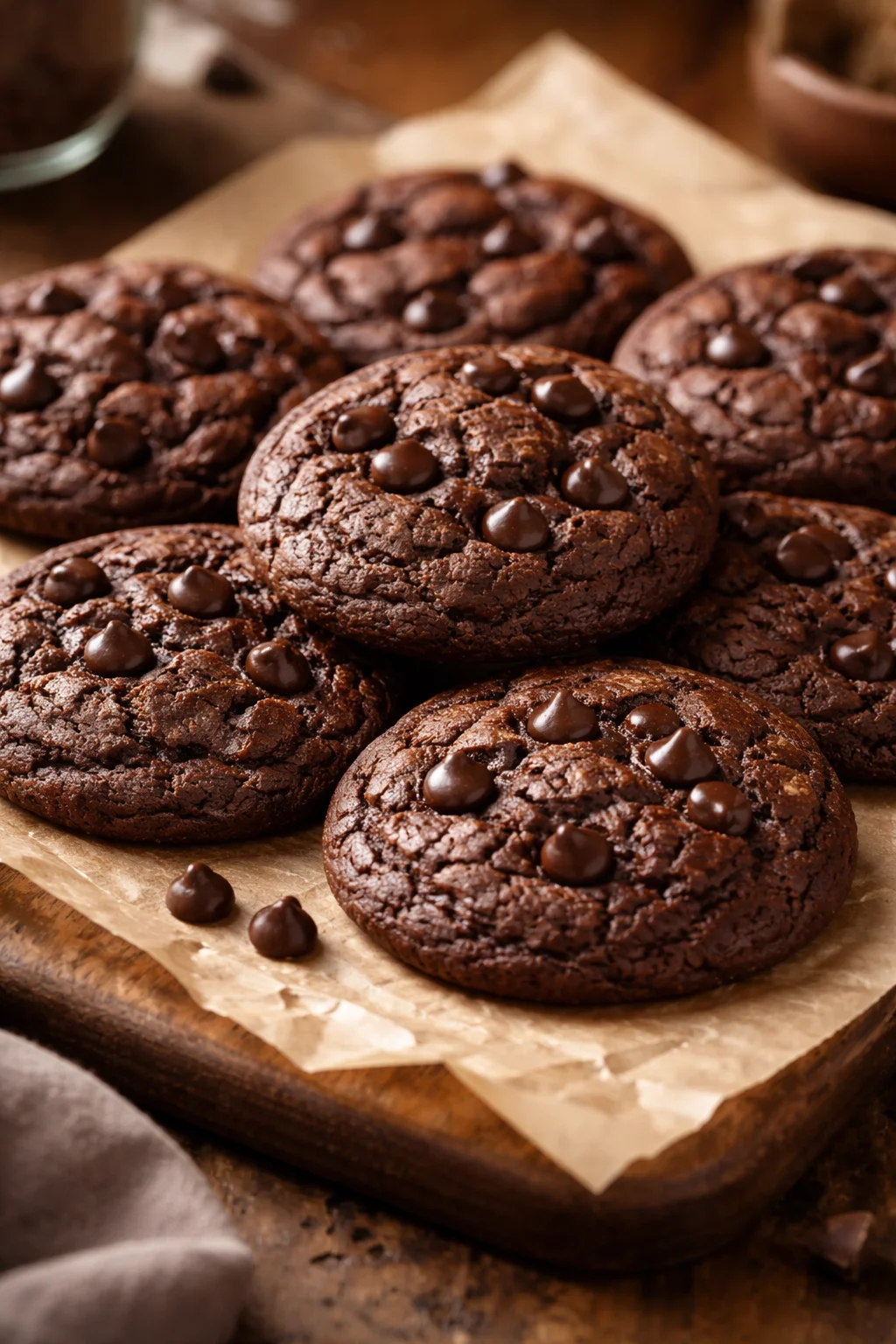 Double Chocolate Chip Cookies