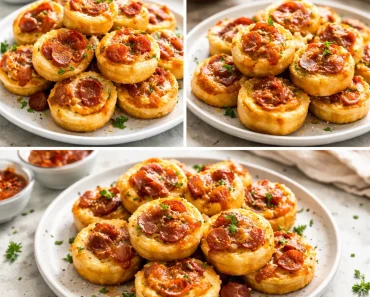 Garlic Butter Pizza Cupcakes