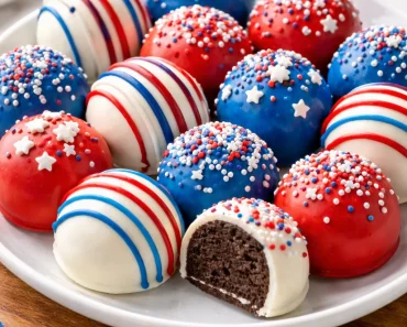 Patriotic Oreo Balls